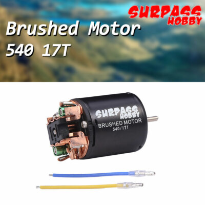 SURPASS HOBBY 540 17T Brushed Motor Balck for HSP HPI 1/10 Tamiya WLtoys RC Car
