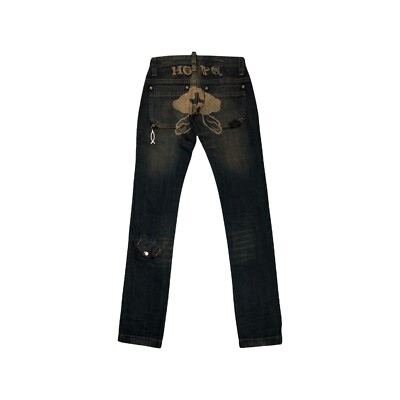 美品 DSQUARED2 レディース Dennis Jean size 38 Dark Easy Wash Jennifer Jeans