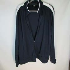 Starter Jacket 2XL XXL Men Size 50-52 Activewear Jacket Navy Blue Full Zip