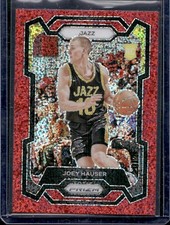 2023-24 Panini Prizm Joey Hauser Red Sparkle Prizm Sp Rookie RC #293 Jazz
