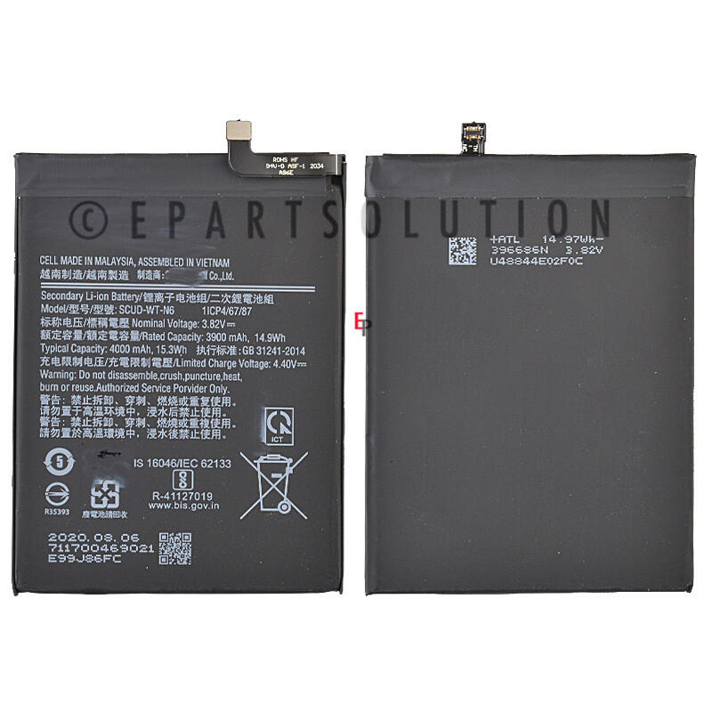 Samsung Galaxy A10S A20S A21 Replacement Battery A107 A207 A217