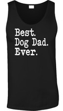 Dog Dad Fathers Day Gift for Pops Animal Owner Typerwriter Pets Funny Mens Tank