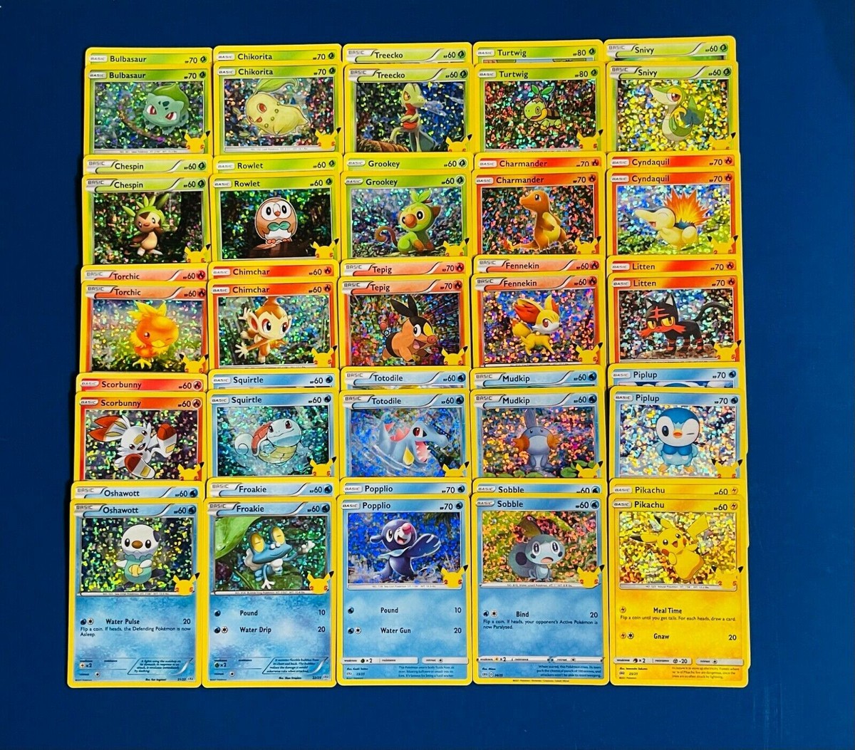 McDonalds Pokemon 25th Anniversary - Choose your card! All Cards
