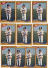 (10) 2002 Jose Canseco Topps FINAL YEAR Base Lot #435 - Expos A's Yankees