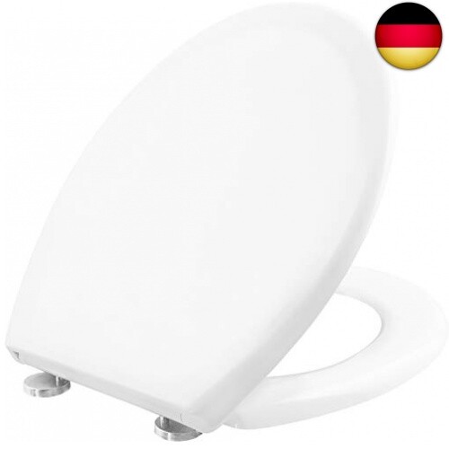 Cornat WC-Sitz "Tarox Plus" - Klassisch weißer Look - Pflegeleichter Duroplast - Bild 1 von 4