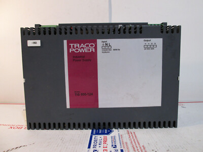 TRACO POWER  TIS 600-124 RED power supply 600 WATTS 24 VDC/24A 115/230 VAC