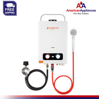 Camplux Pro 1.58 GPM Propane Outdoor Tankless Hot Water Heater | eBay