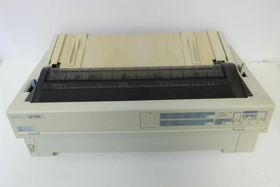 EPSON LQ-1170 Wide Carriage Dot Matrix Printer Missing Feed Tray  - Image 3 of 4