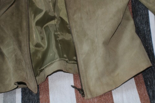 Revue 100% Genuine Suede Leather Jacket size 4 - Picture 10 of 12