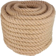 Natural Jute Rope Twisted Manila Rope Hemp Rope for Craft Dock DIY Cord
