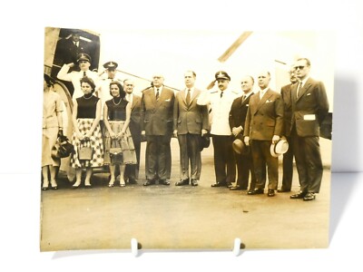 1955 s/w Original Pressefoto Uruguayischer Minister in Buenos Widder #PP