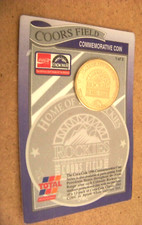1996 Colorado Rockies Coors Field coin / token / medallion Coca-cola Total #1