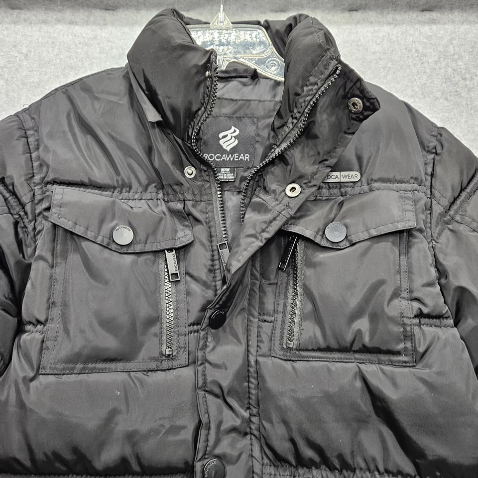 Rocawear молодежи средний черный пуховик зимнее пальто - Изображение 2 из 4