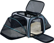 Cat Dog Carrier - Airline Approved Expandable Soft-Sided Pet Carrier with Remova