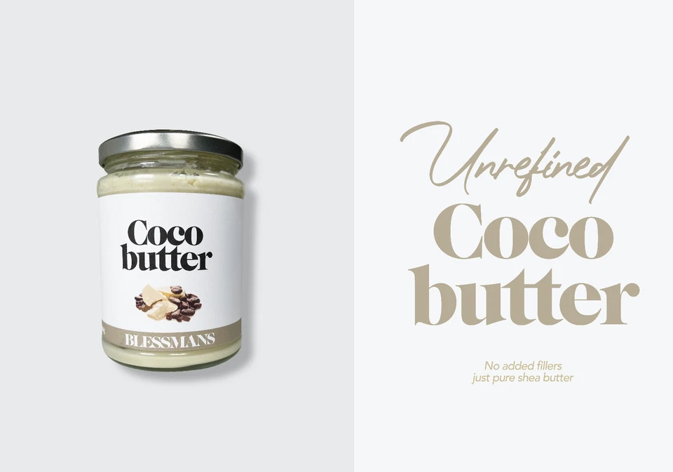 Kakaobutter - Bio roh unraffiniert reiner natürlicher Kakao 30g - 1KG für die Haut - Bild 2 von 4