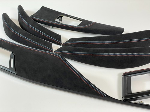 BMW LHD F30 F31 F32 F36 F80 F82 ALCANTARA M Stitching interior trim set - Picture 2 of 12