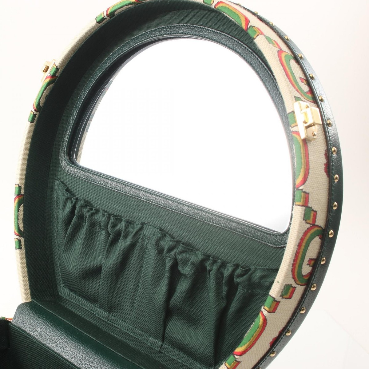 ■ GUCCI グッチ ハンドバッグ 32160 ジャガード GG柄 三日月 □ GUCCI グッチ ハンドバッグ 32160 ジャガード GG柄 三日月