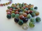 60 pce Natural Indian Agate Round Gemstone Bead 6mm Jewellery Making Craft