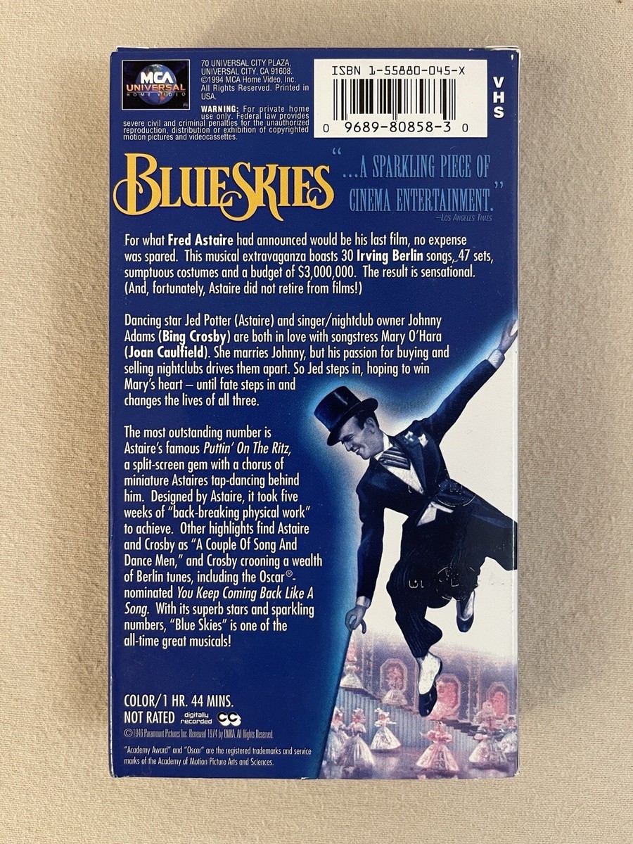 その他 Blue Skies [VHS] [Import] Blue Skies - VHS - 1946 - Bing Crosby, Fred Astaire, Joan
