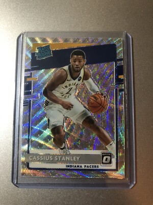 Cassius Stanley Indiana Pacers Panini Optic NBA 20-21 FANATICSRATED ROOKIE 