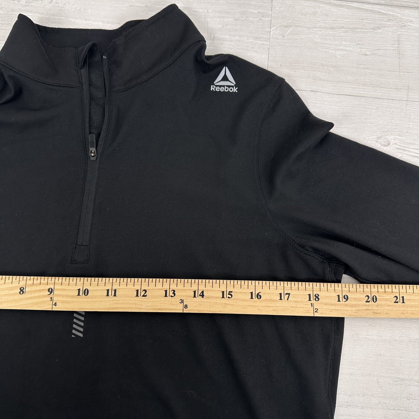 Reebok Running Essentials Quarter Zip Sweatshirt … - image 11