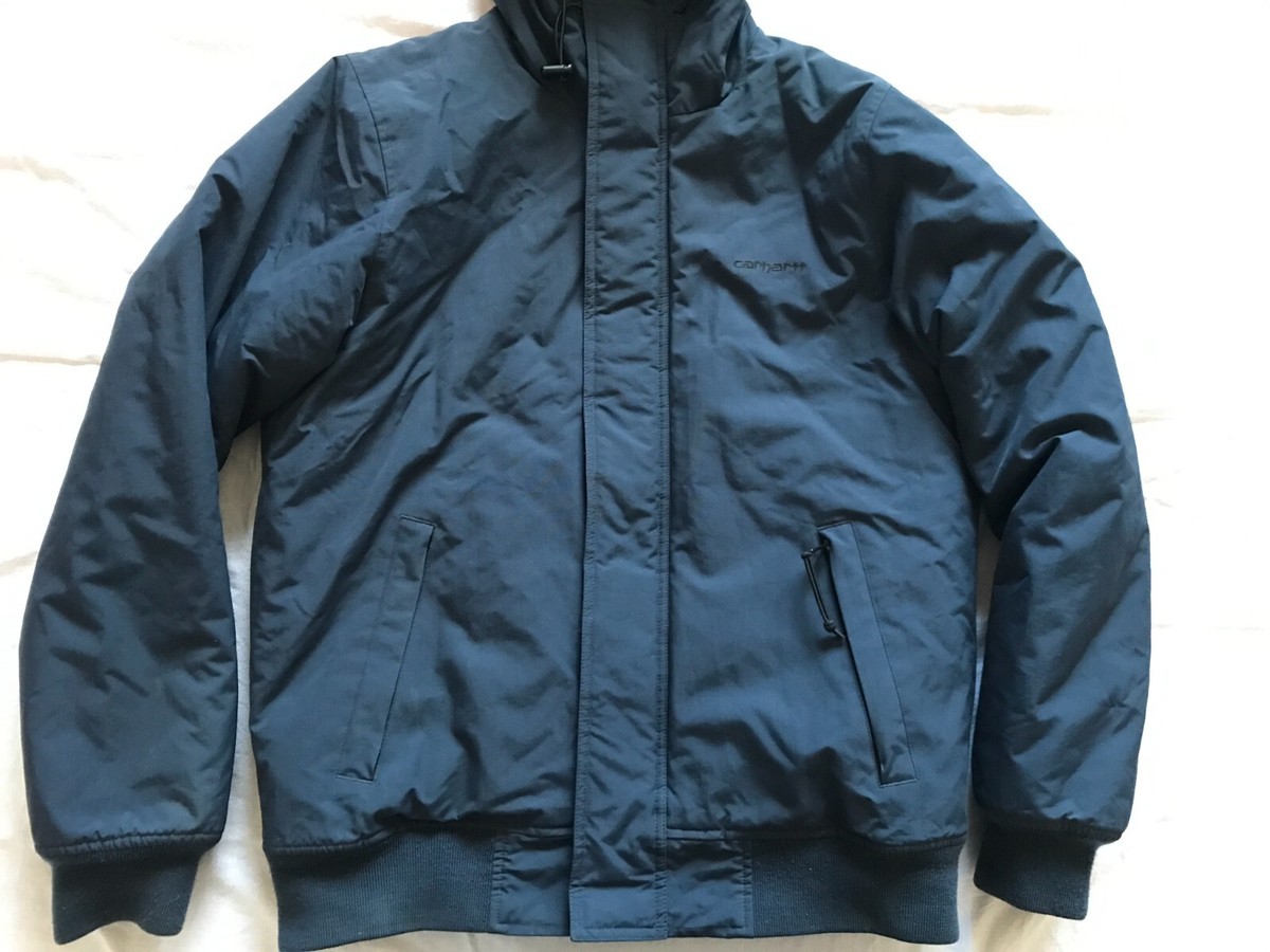CARHARTT WIP KODIAK BLOUSON PARKA JACKET NAVY BLUE SZ MEDIUM | eBay