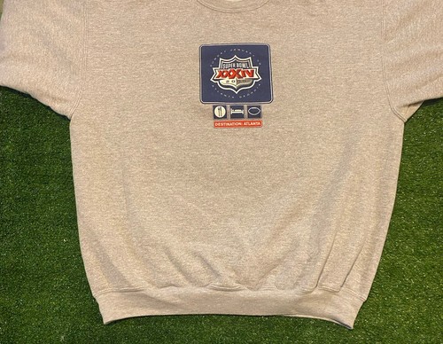 Vintage Super Bowl sweatshirt mens extra large nike gray crew neck XXXIV 34 RK - Picture 5 of 11