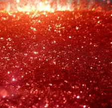 1/2 Pound Premium Fire Red .015" Metal Flake Custom Auto Paint Additive Flakes -