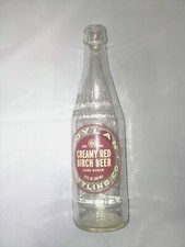 Boylan Bottling Company Glass Bottle Creamy Red Birch Beer