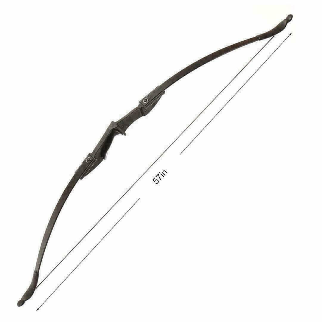 57" Takedown Recurve Bow Fiberglass Arrows Set 40lbs Archery Bow Hunting Shoot