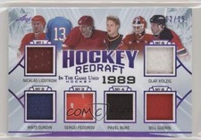 2020 Leaf ITG Used Purple 12/15 Nicklas Lidstrom Mats Sundin Sergei Fedorov u0u