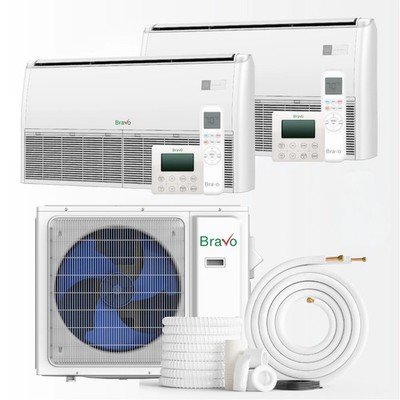 Bravo 2-Zone MS AC & Pump 30000 BTU Universal/Floor Ceiling 12K+18K