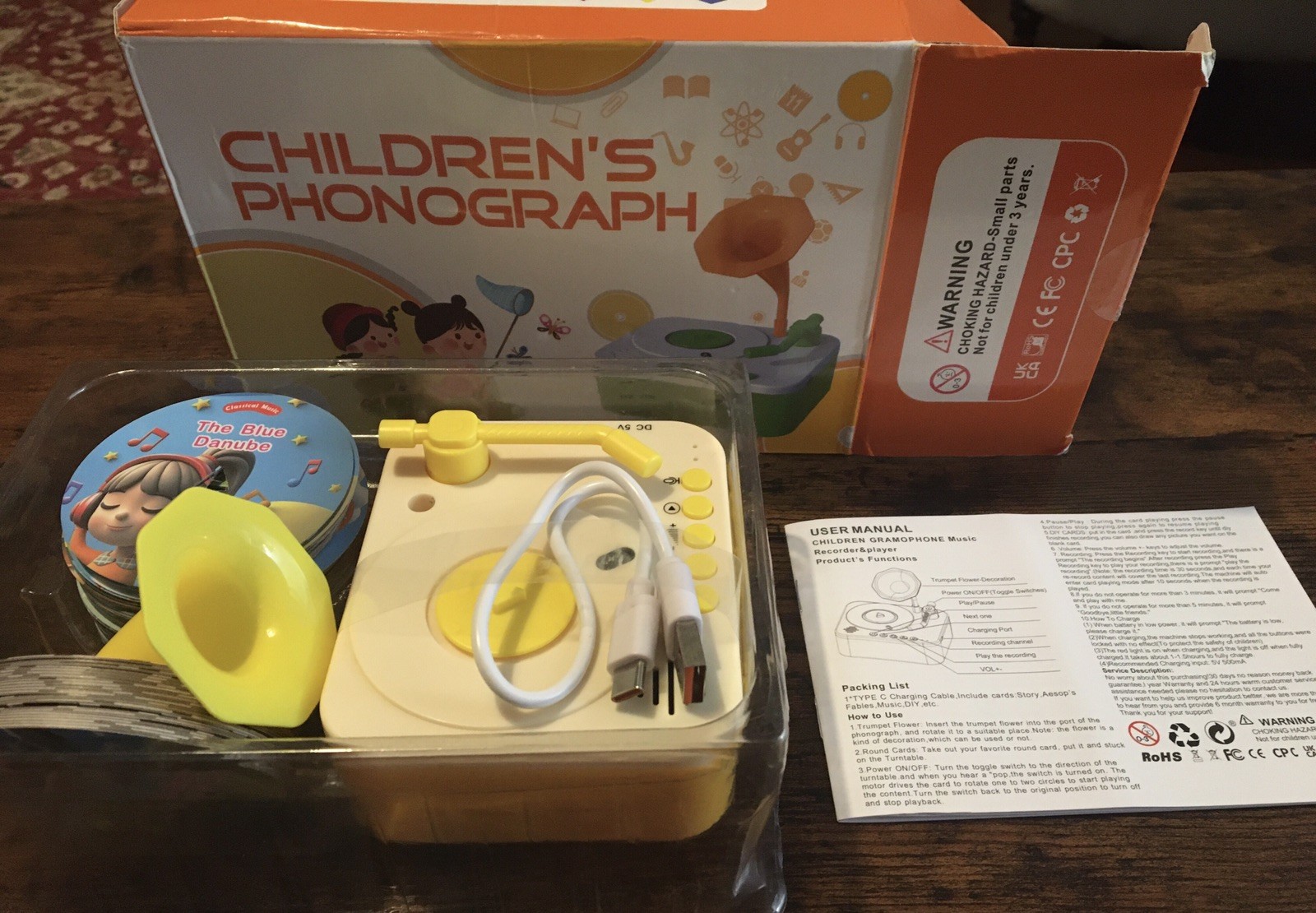 Kinder Sonograph Set mit 96 Karten Nagelneu