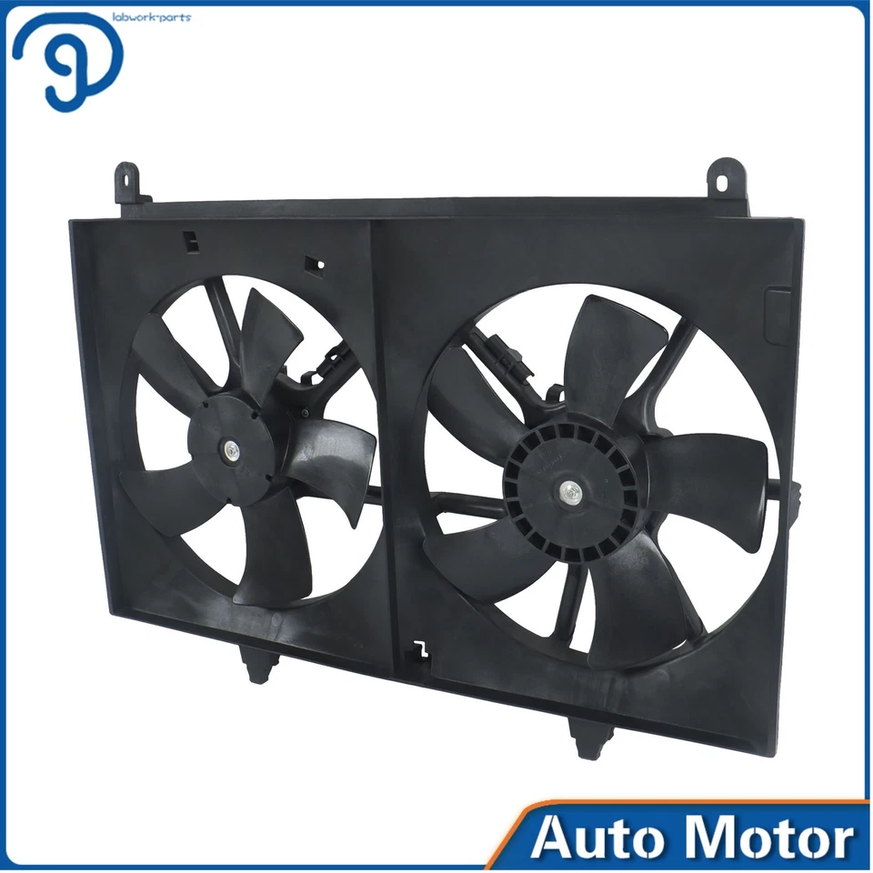 2003-2006 2007 2008 for Infiniti FX35 Dual Radiator AC A/C Condenser Cooling Fan - Imagem 2 de 4