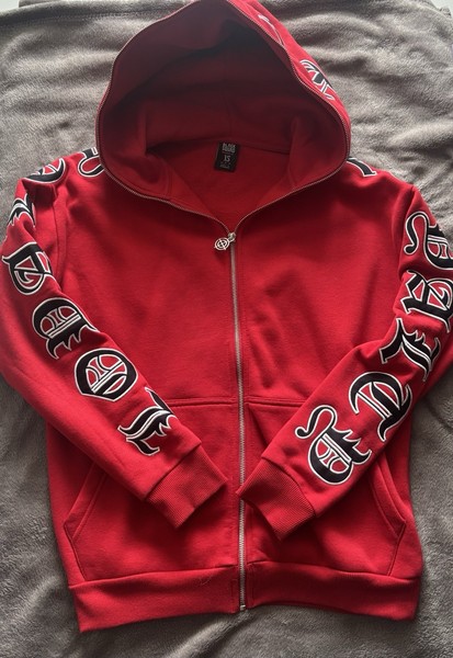 Tuta Uomo completa, felpa con zip fino alla testa.