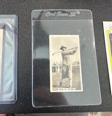 1926 Lambert & Butler Who's Who in Sport Miss Cecil Leitch Tobacco Card #40 GOLF