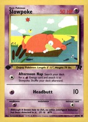 Slowpoke 67/82 Team Rocket 1st Edition