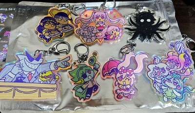 Omori Boss Rush Acrylic Keychain