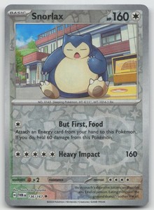 Snorlax 136/167 Uncommon Reverse Holo - Twilight Masquerade
