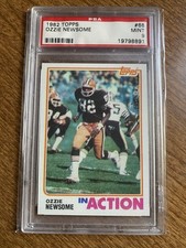 1982 Topps - In Action Ozzie Newsome #68 PSA 9 Cleveland Browns