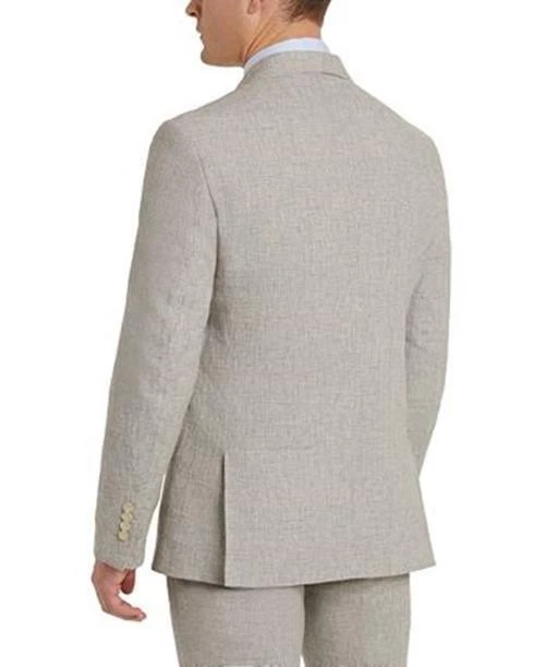 Tallia Men Textured Linen Slim Suit Jacket Sport Coat 42 S NEW $425 VDDL1TLV0050 - Image 2 of 4