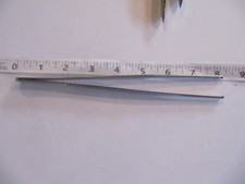 Tissue Forceps/ Tweezers German Stainless 8" Straight Nice  bin 17 