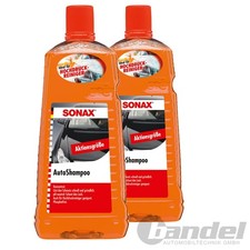 2x 2L SONAX Shampoing Auto Concentré Shampooing pour Voiture Entretien Nettoyage