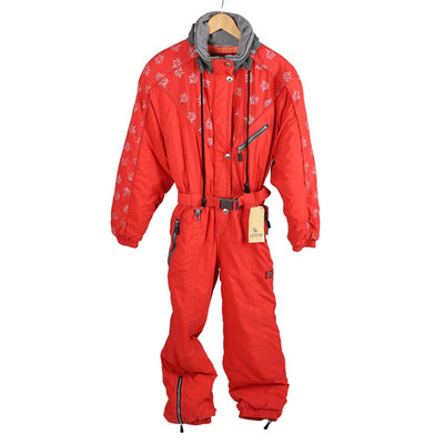 Luhta Vintage Ski Suit One Piece Women Snowsuit Red  Size XS New With Tags