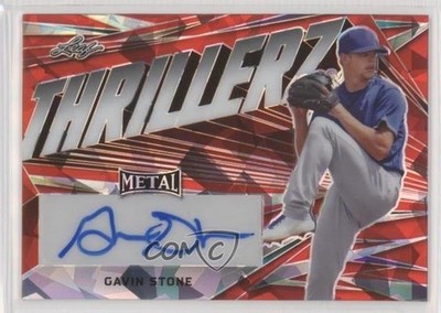 2022 Leaf Metal Thrillerz Red Crystals 2/2 Gavin Stone #TH-GS1 Auto s5q