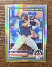 2023 USA Baseball Stars & Stripes Bronze Silver and Gold Prizm Kyle Teel #95 1xd