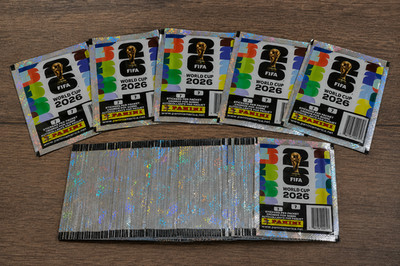 100Sealed Panini Sticker Packs | 7 Stickers Per Pack | Brand New Official Panini