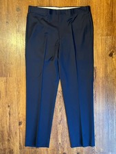 Brooks Brothers 1818 Madison 36x32 Blue Reda Flexo Italian Fabric Flat Front