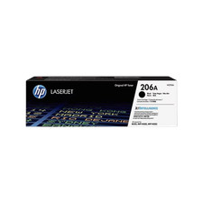 HP 206A Black Original LaserJet Toner Cartridge W2110A New Open Box - Repacka