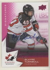 2020-21 Team Canada Juniors Women's WC Purple Autos Blayre Turnbull #52 Auto un1